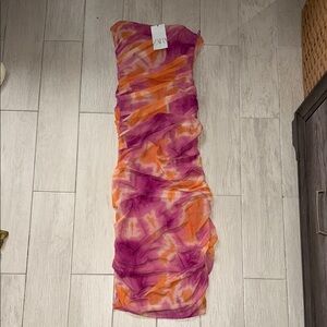 Zara Colorful Midi Dress